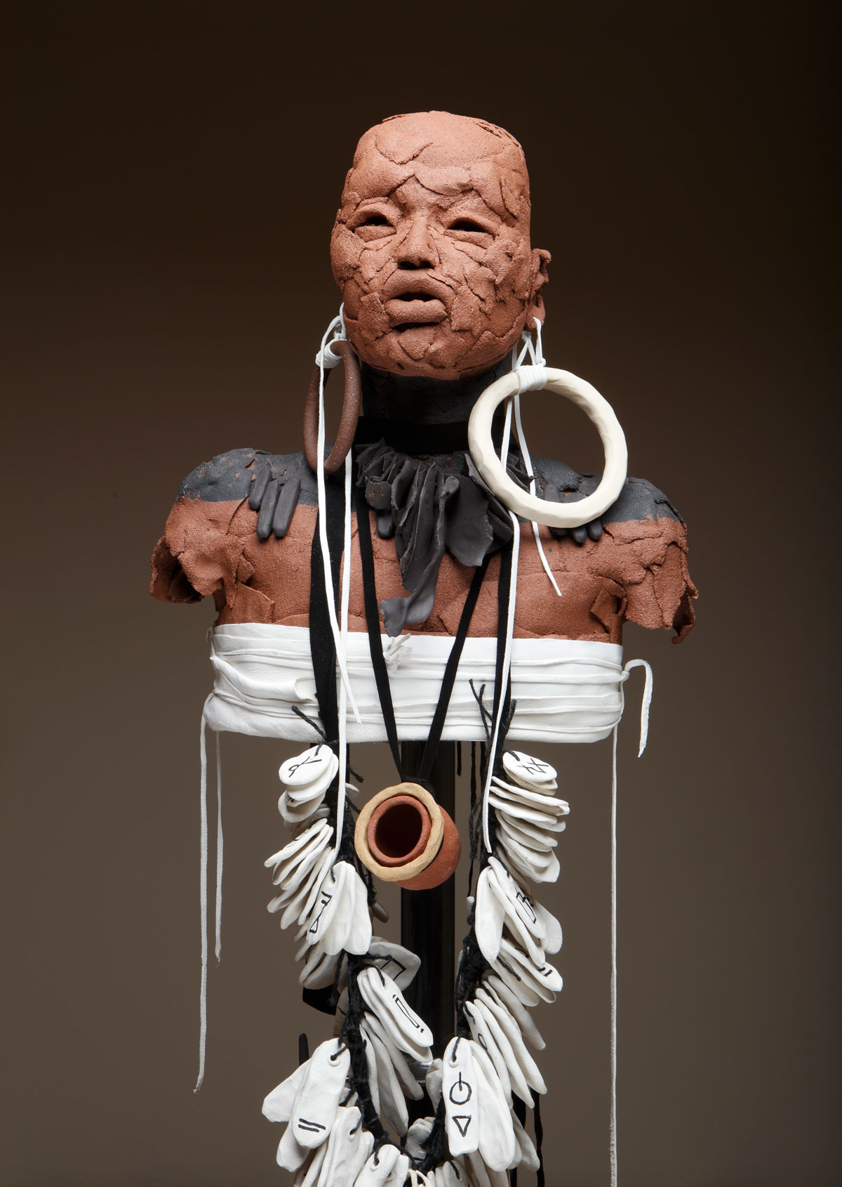 Pruitt, a sculpture by Rose B Simpson