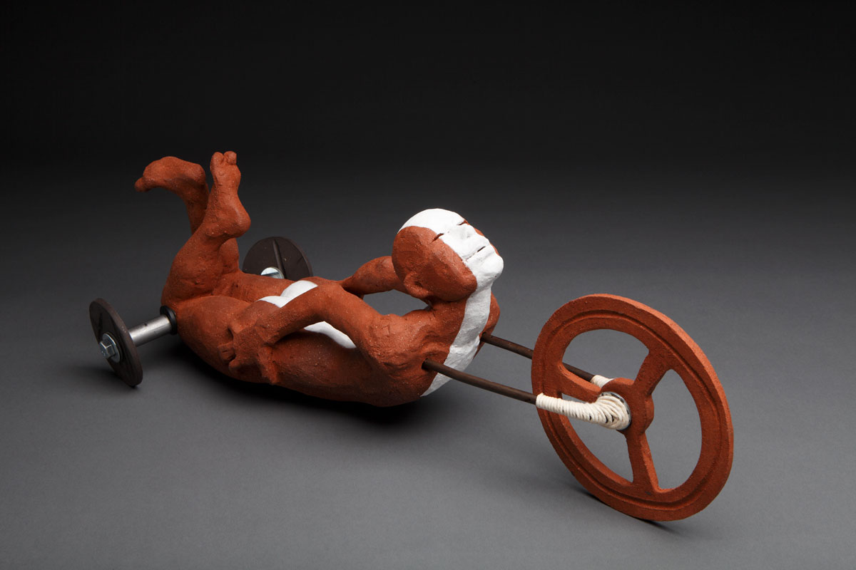 Low Rider, a sculpture by Rose B Simpson